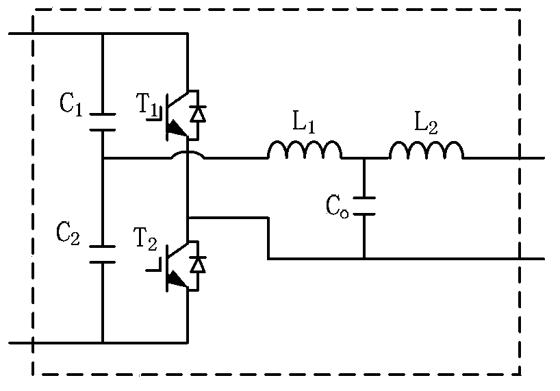 Modularized device for conversion between high-voltage direct current and direct current