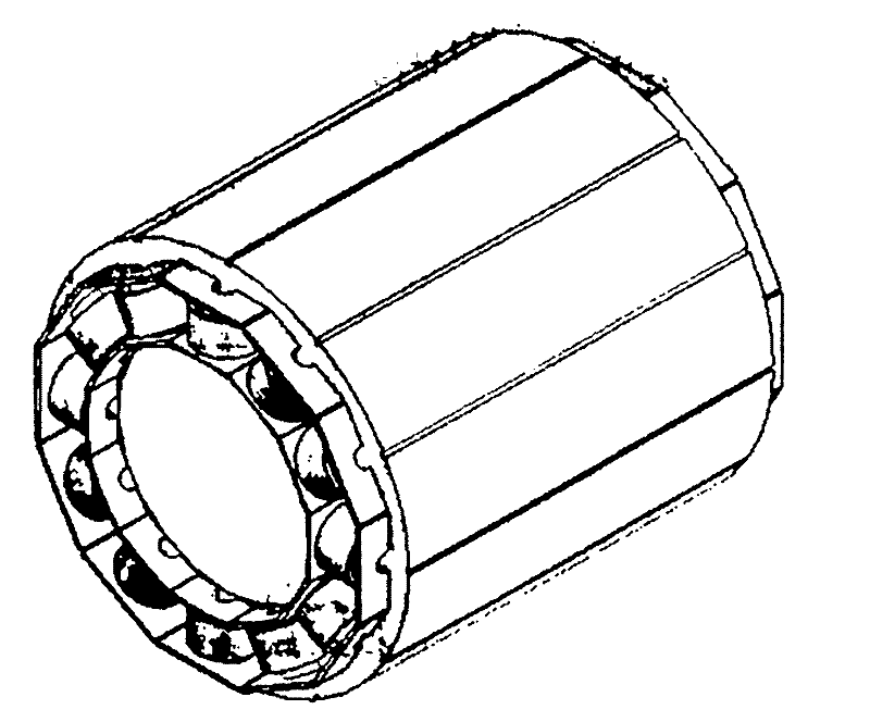 A stator winding frame and a method for measuring the number of turns of a sub-coil