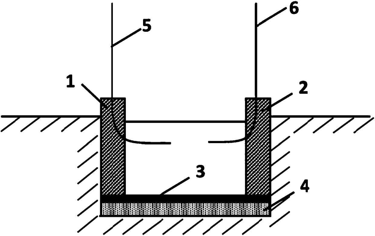 Pile foundation punching device and method