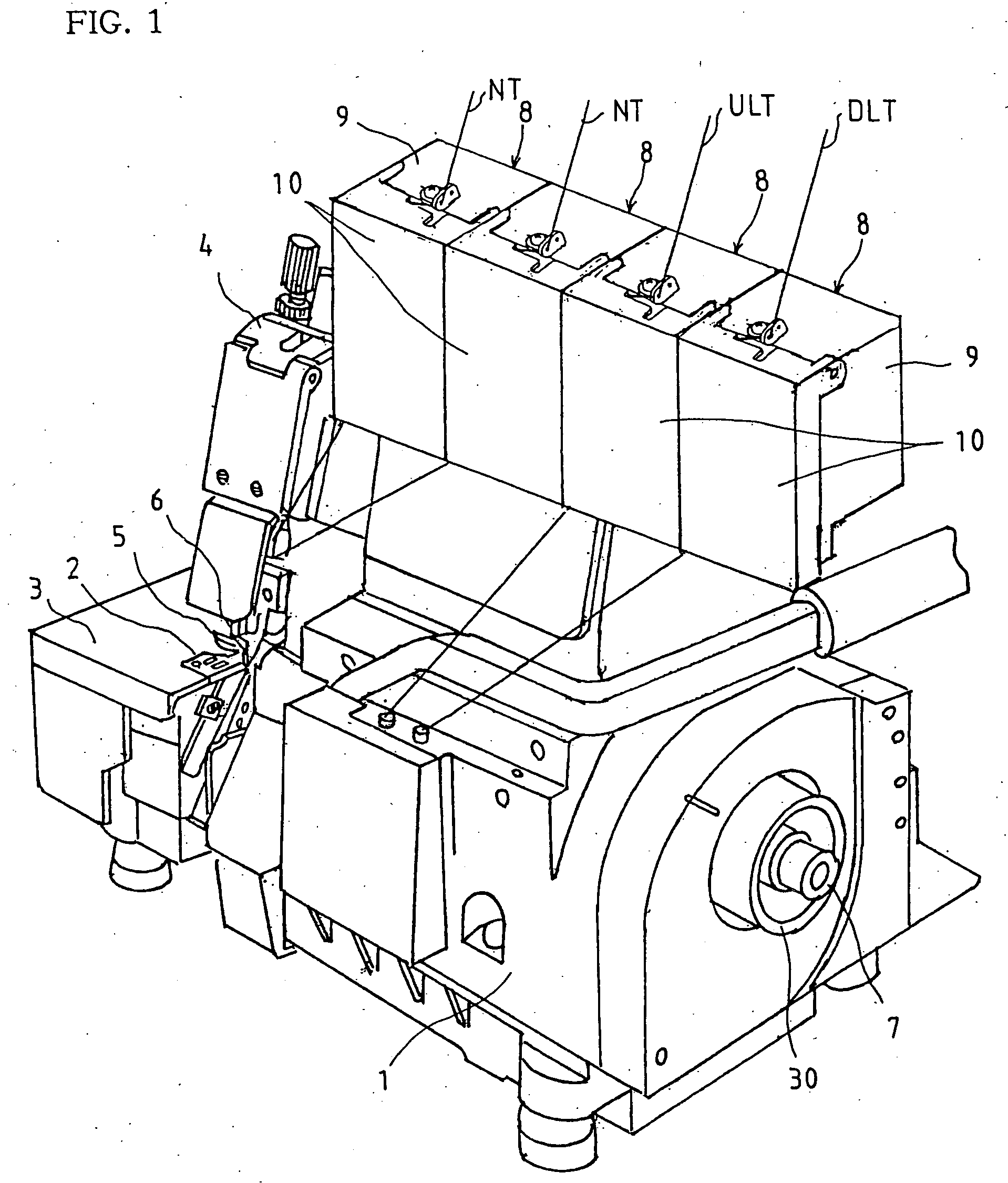 Thread supplying device of sewing machine