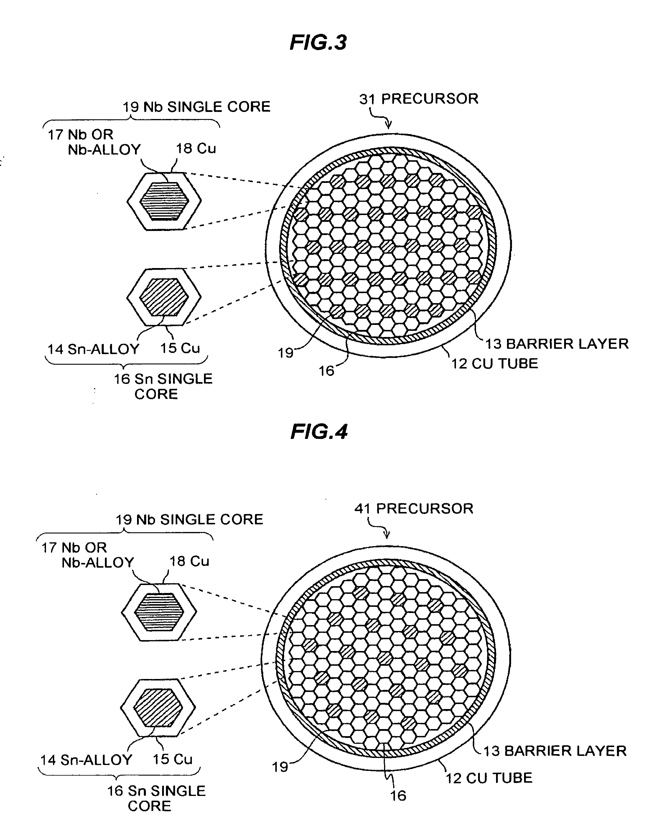 Precursor for Nb3Sn superconductor wire, superconductor wire using the same and method for manufacturing Nb3Sn superconductor wire