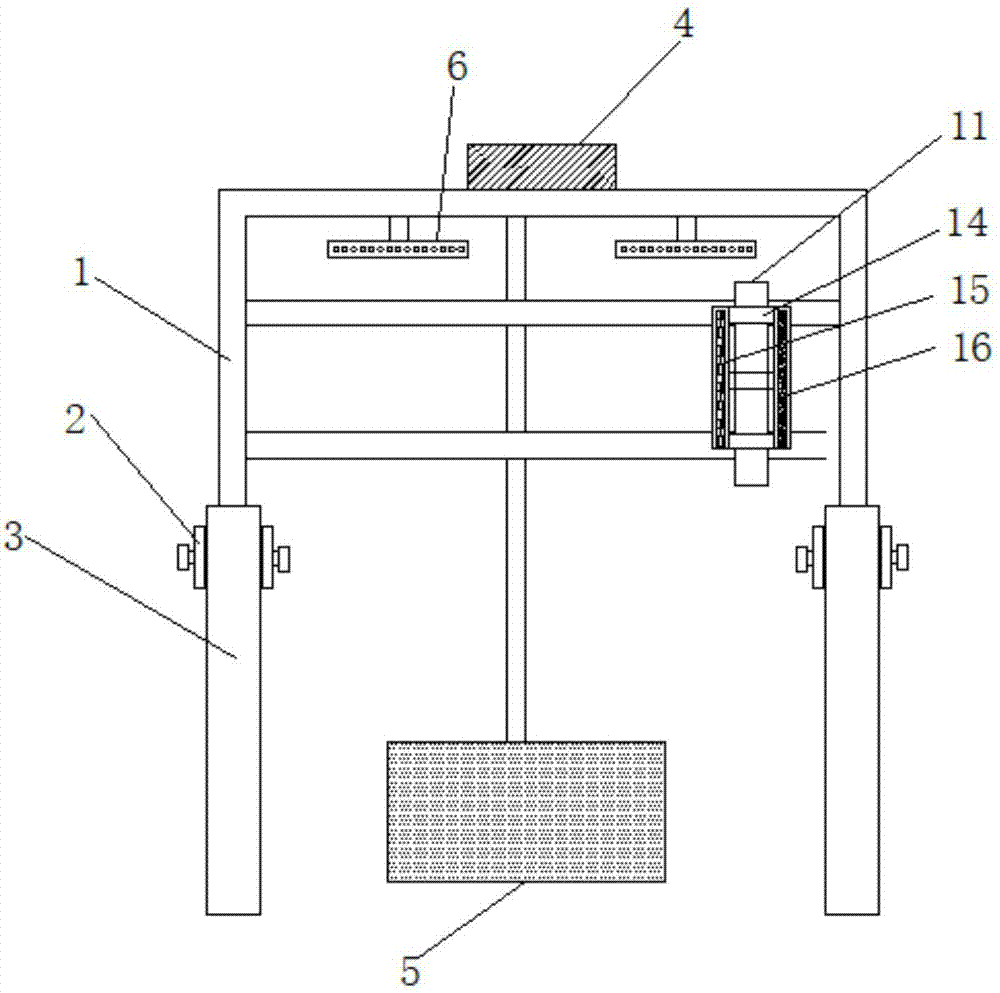 Automatic automobile protection film coating device based on numerical control