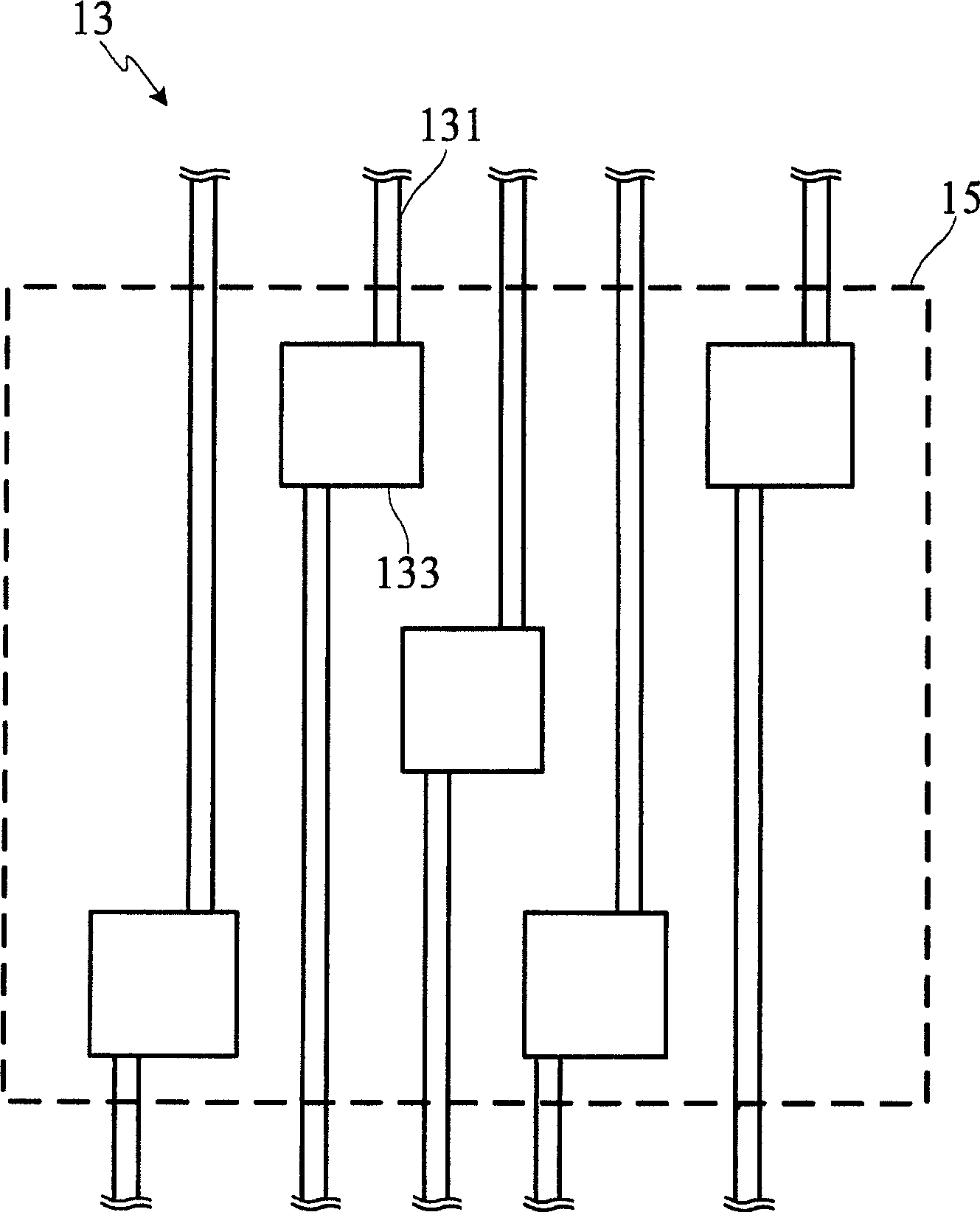 Wiring structure for coupling chip