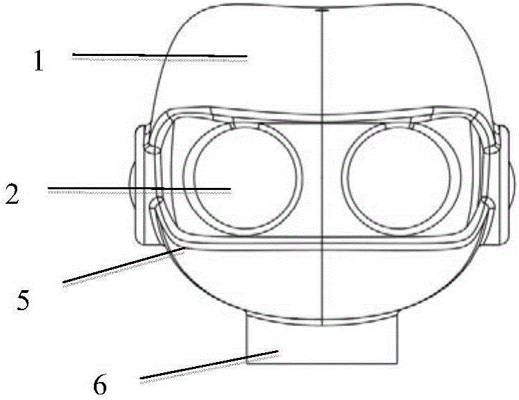 Humanoid robot with ultrasonic wave eyes