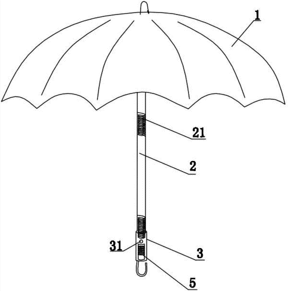Portable shared umbrella system