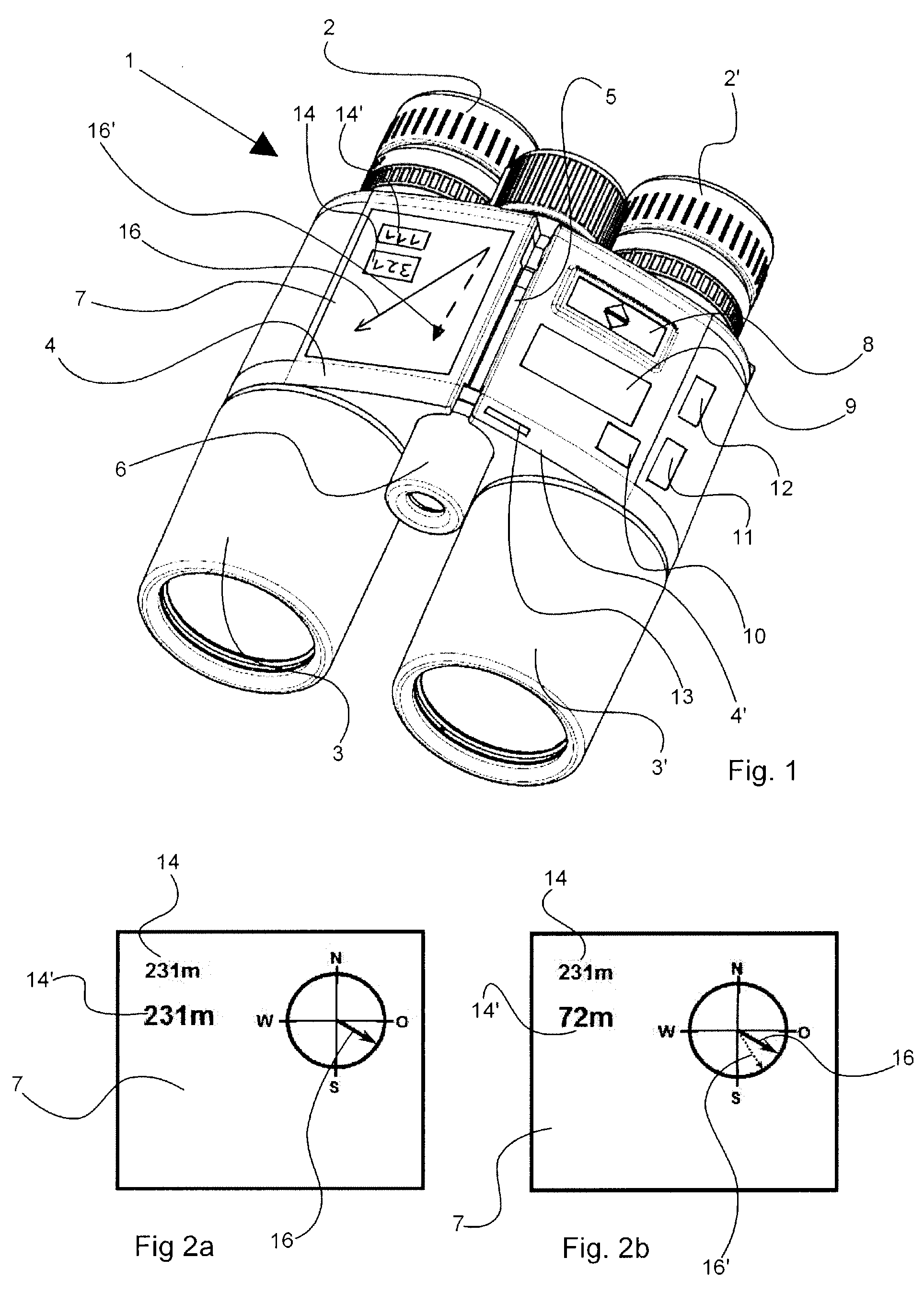 Optical observation device for target acquisition and navigation