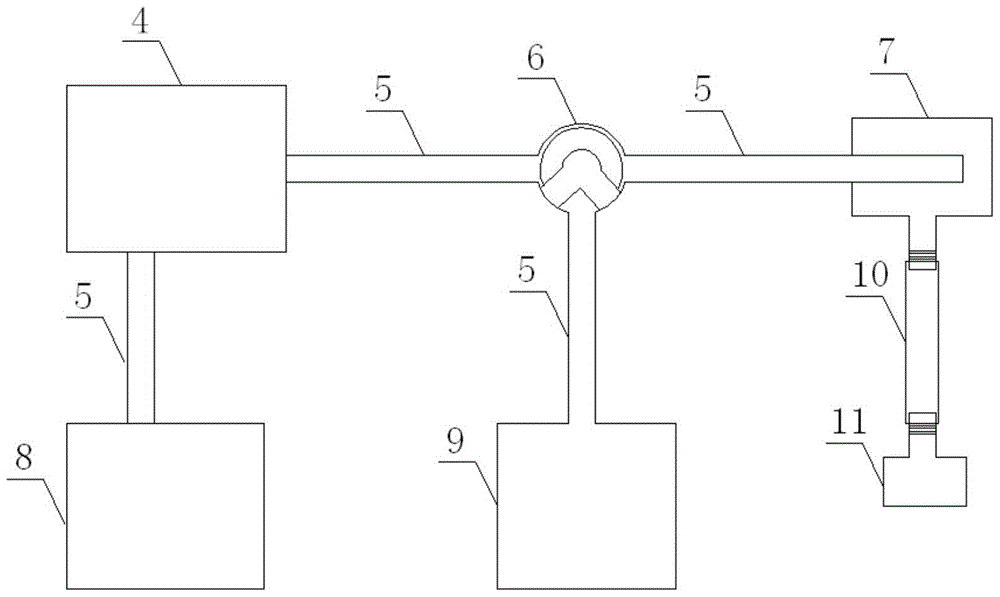 A charging device and charging method for the synthesis of multi-component polycrystalline materials with dual temperature zones