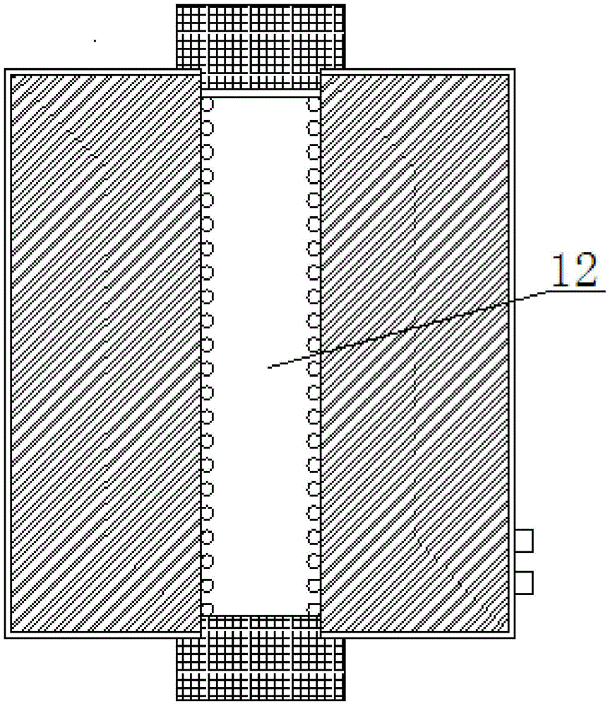 A charging device and charging method for the synthesis of multi-component polycrystalline materials with dual temperature zones