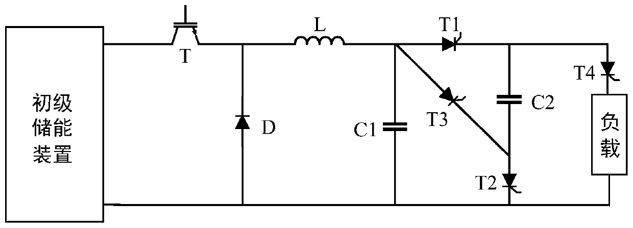 A high voltage and high power charge and discharge circuit