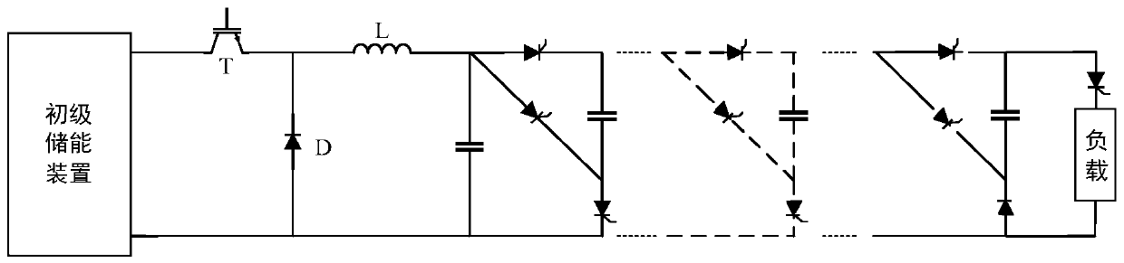 A high voltage and high power charge and discharge circuit