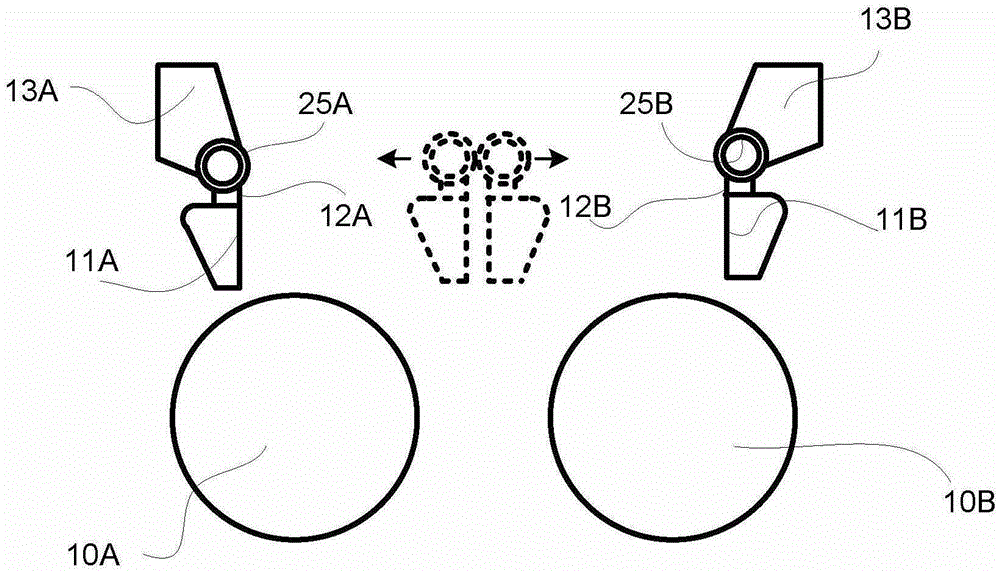 Method and device for winding a fibrous web in a winder