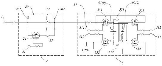 Charging circuit, charging device, and capsule endoscope charging system