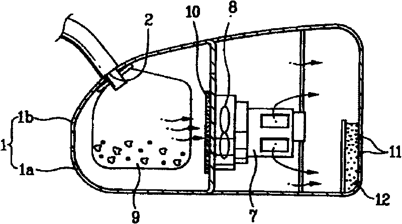 Brush head of dust collector with functions of floor brush and pet brush