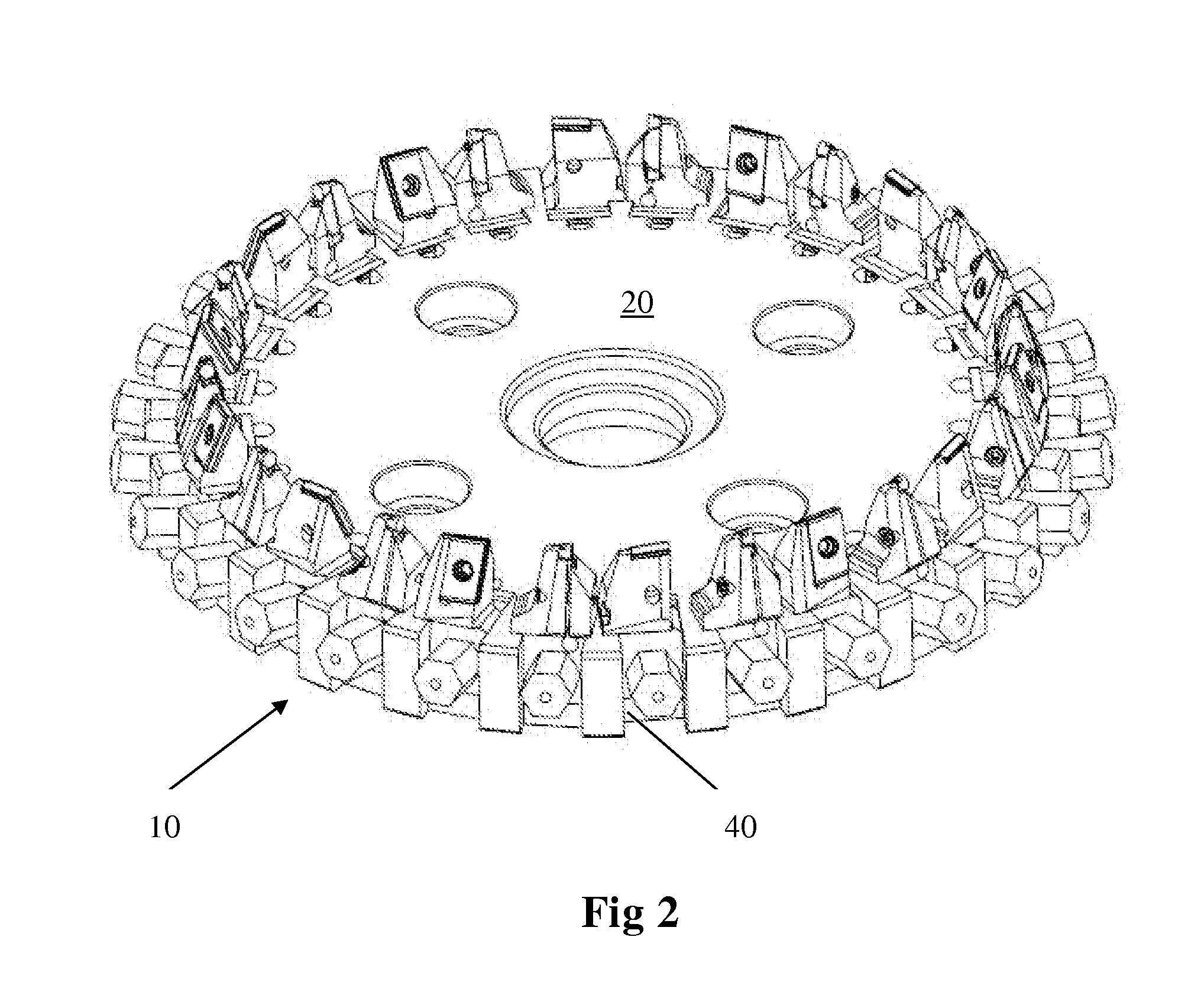 Face hobbing cutter system and indexable milling inserts for use in the same