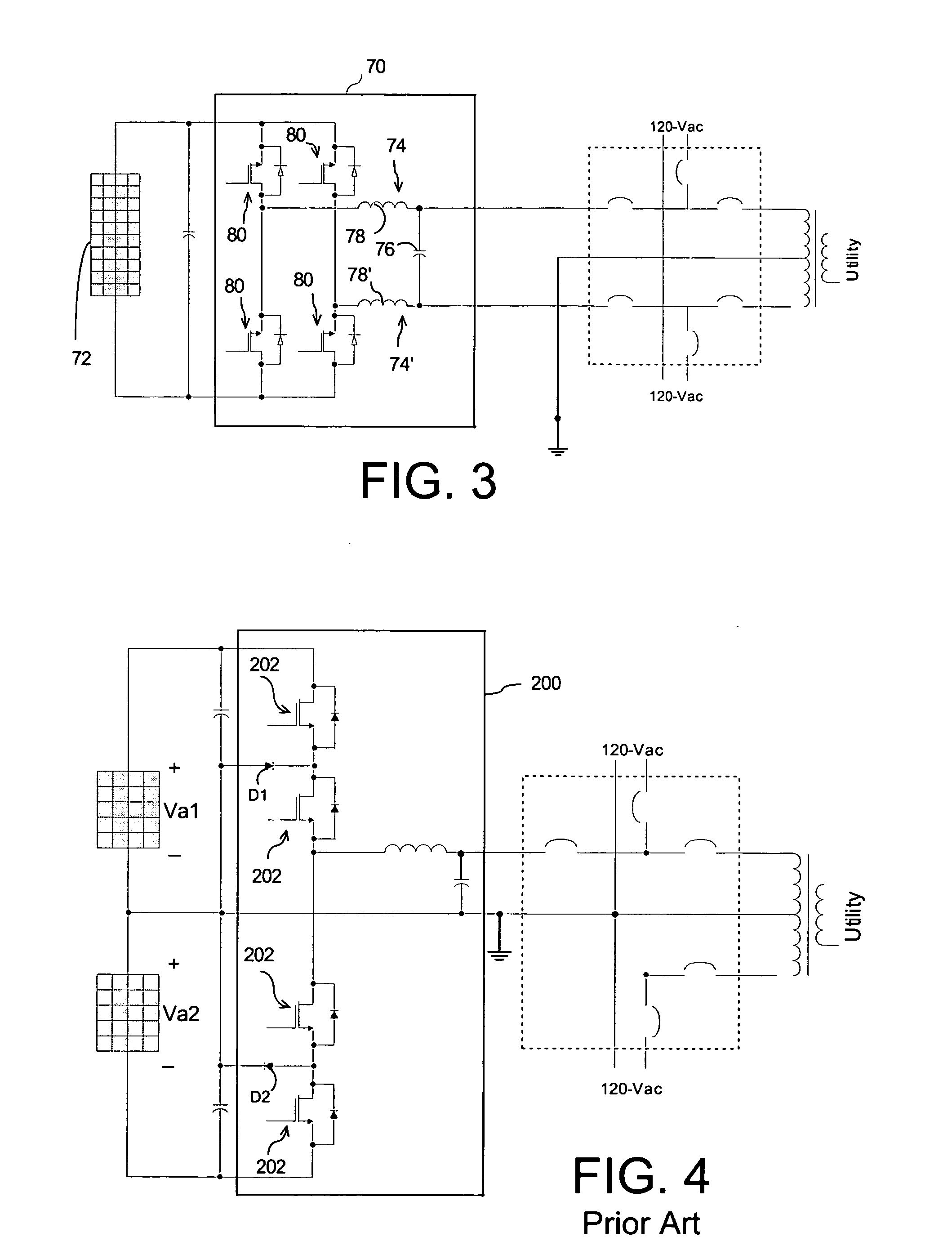 Transformerless power conversion in an inverter for a photovoltaic system