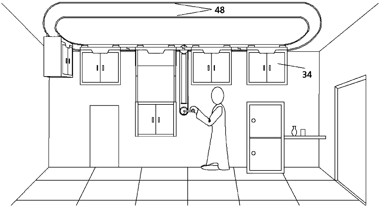 Ceiling Circulation Cabinet System