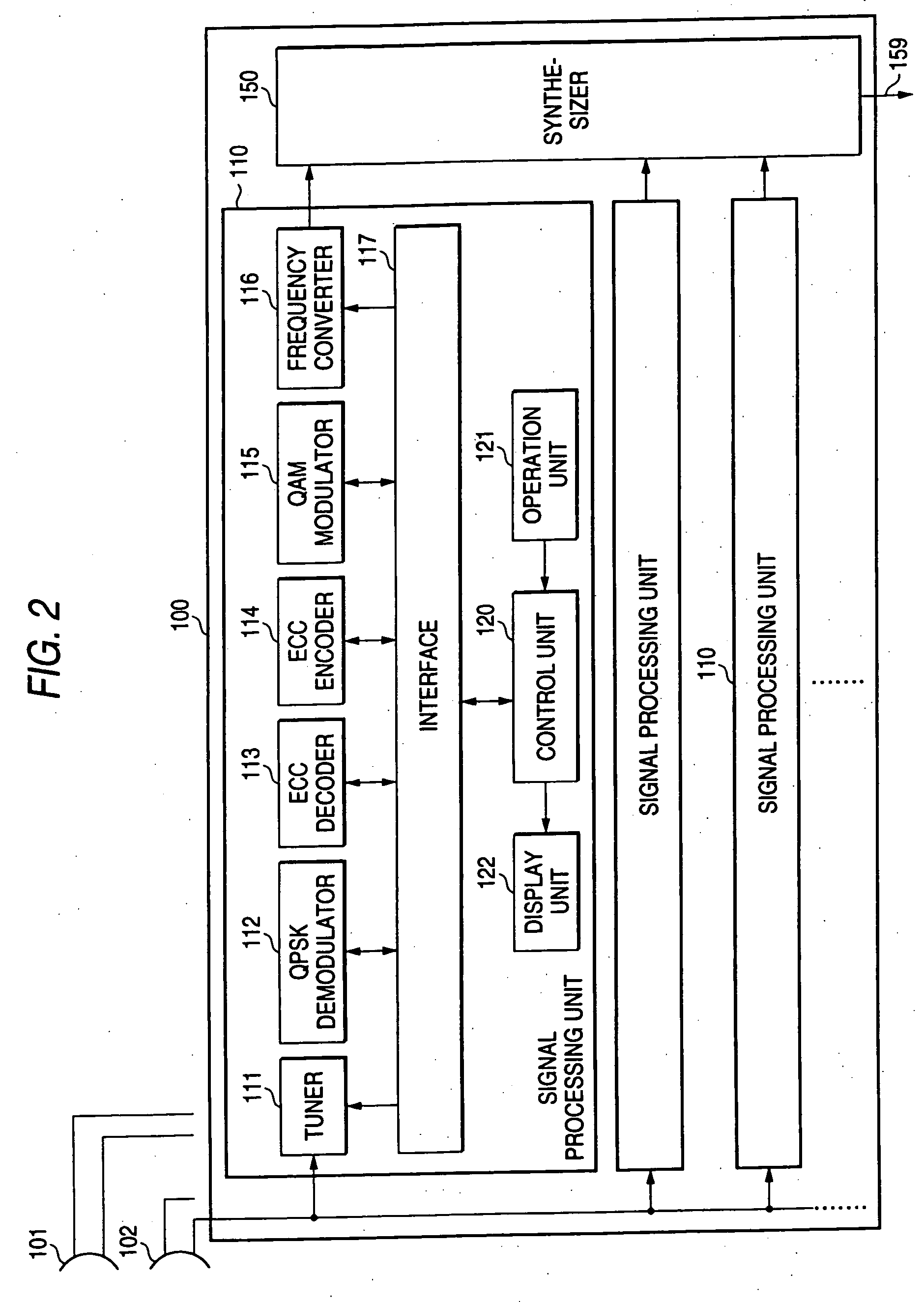 Reception device and setting method thereof