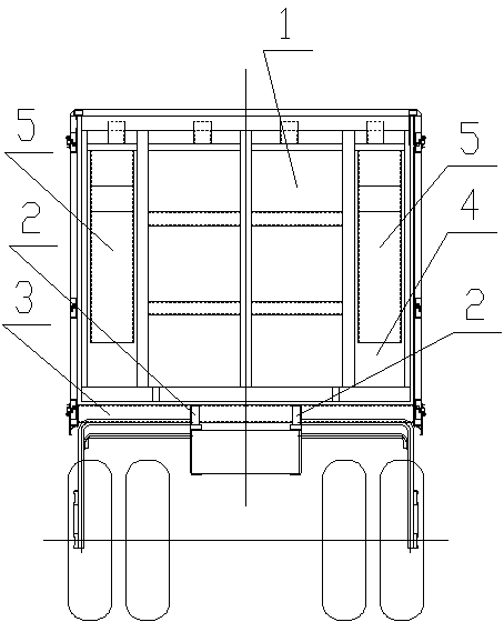 Overhead door for compartment type rescue vehicle