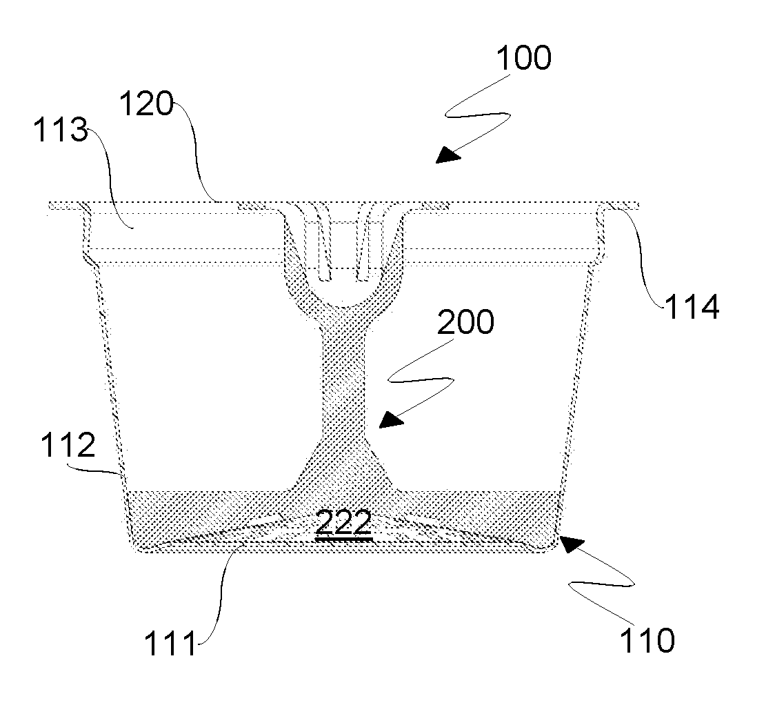 Disposable capsule for machines for preparing infused beverages