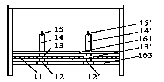 Drawing and heat-setting device