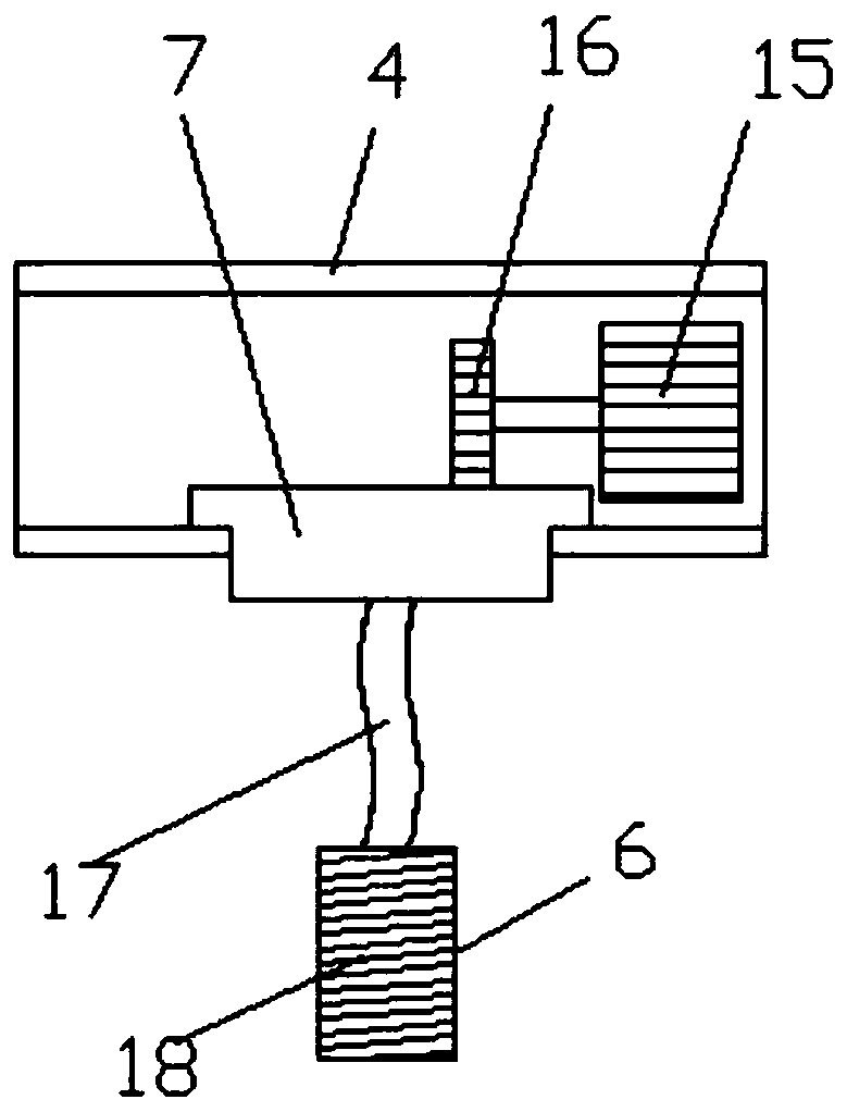 Transfer device with function of quickly decreasing temperature used for operation after laser cutting of board material on knitting machine