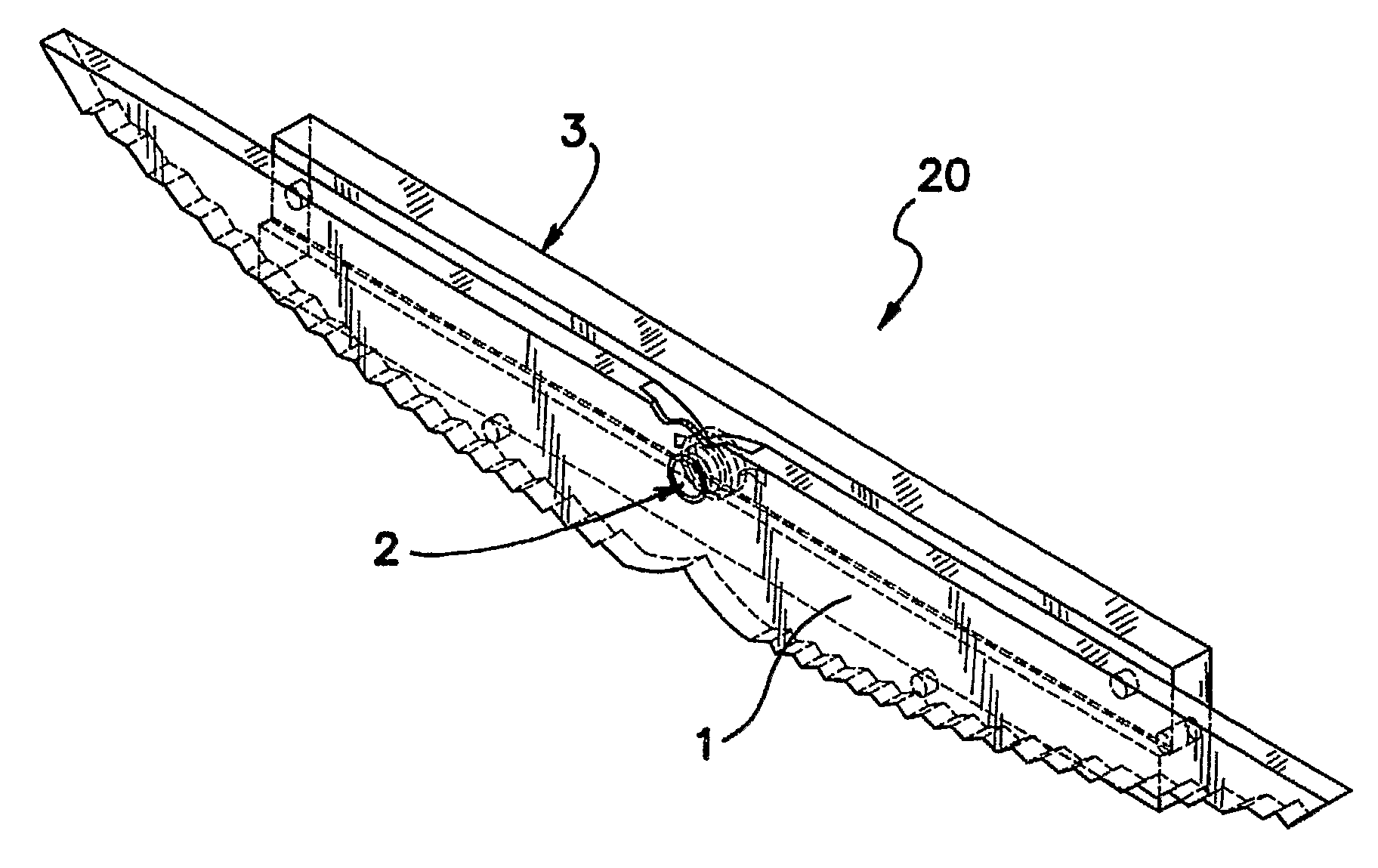 Apparatus And Method Of Using A Led Light Source To Generate An Efficent, Narrow, High-Aspect Ratio Light Pattern