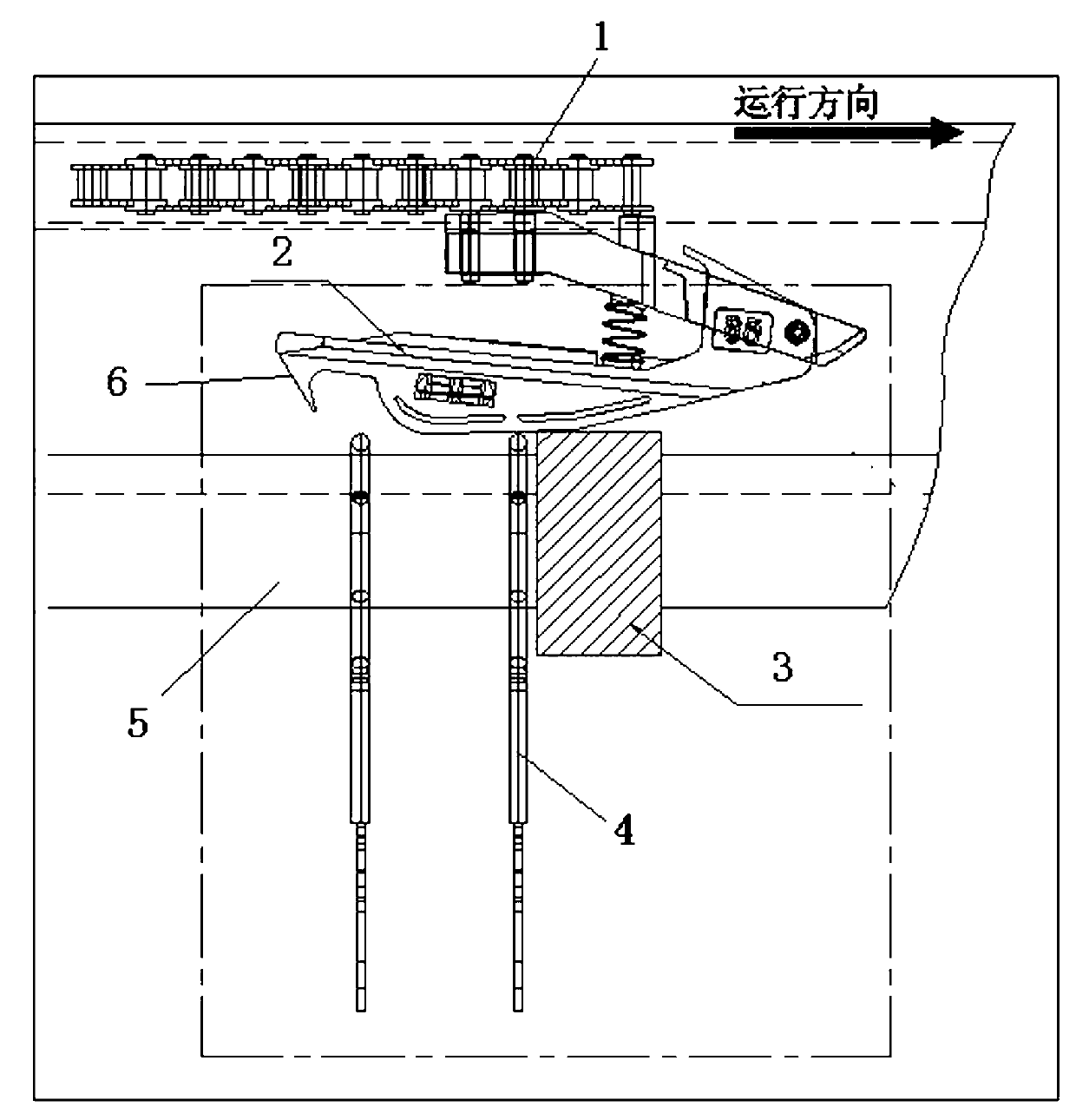 Clothes hanger conveying system