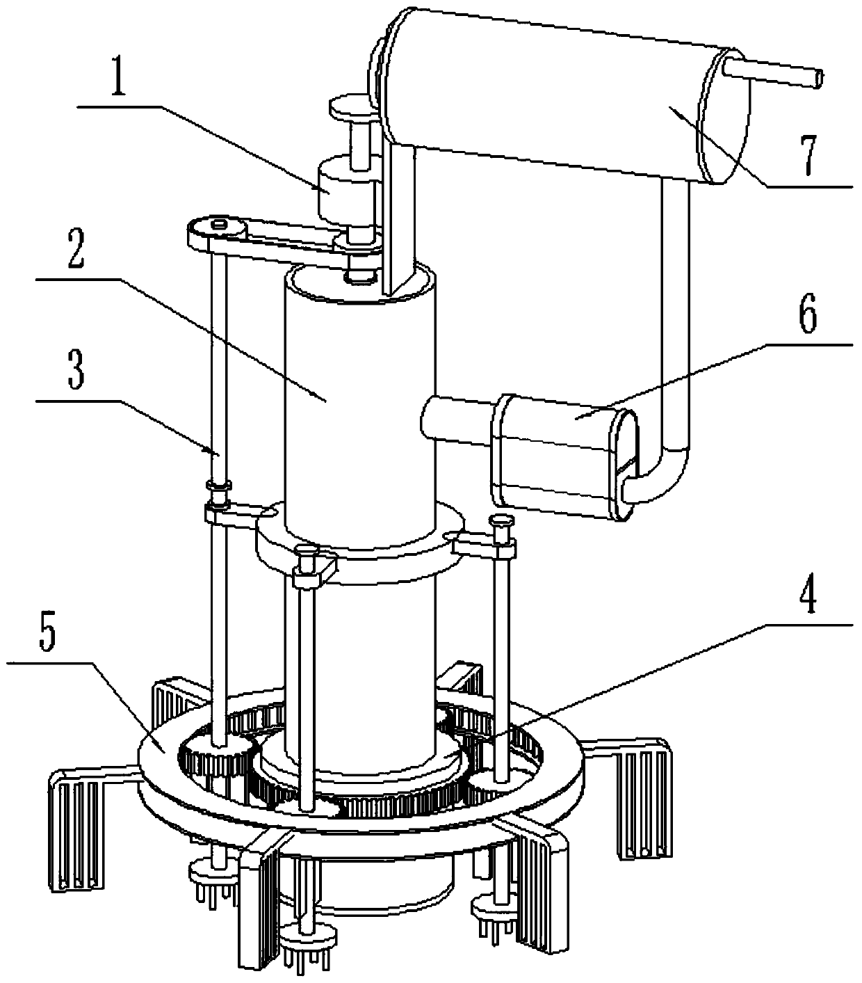 A high-efficiency extraction device for oil development