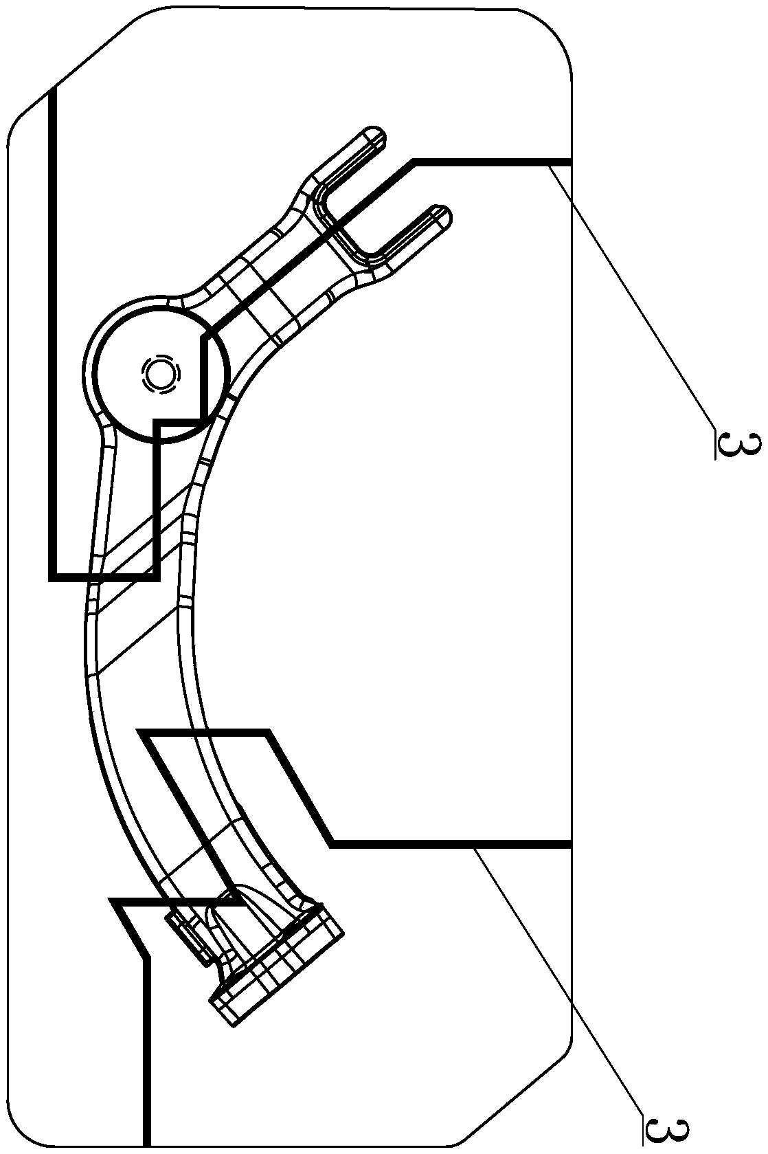A method for producing aluminum alloy airbag support arm with horizontal squeeze casting machine