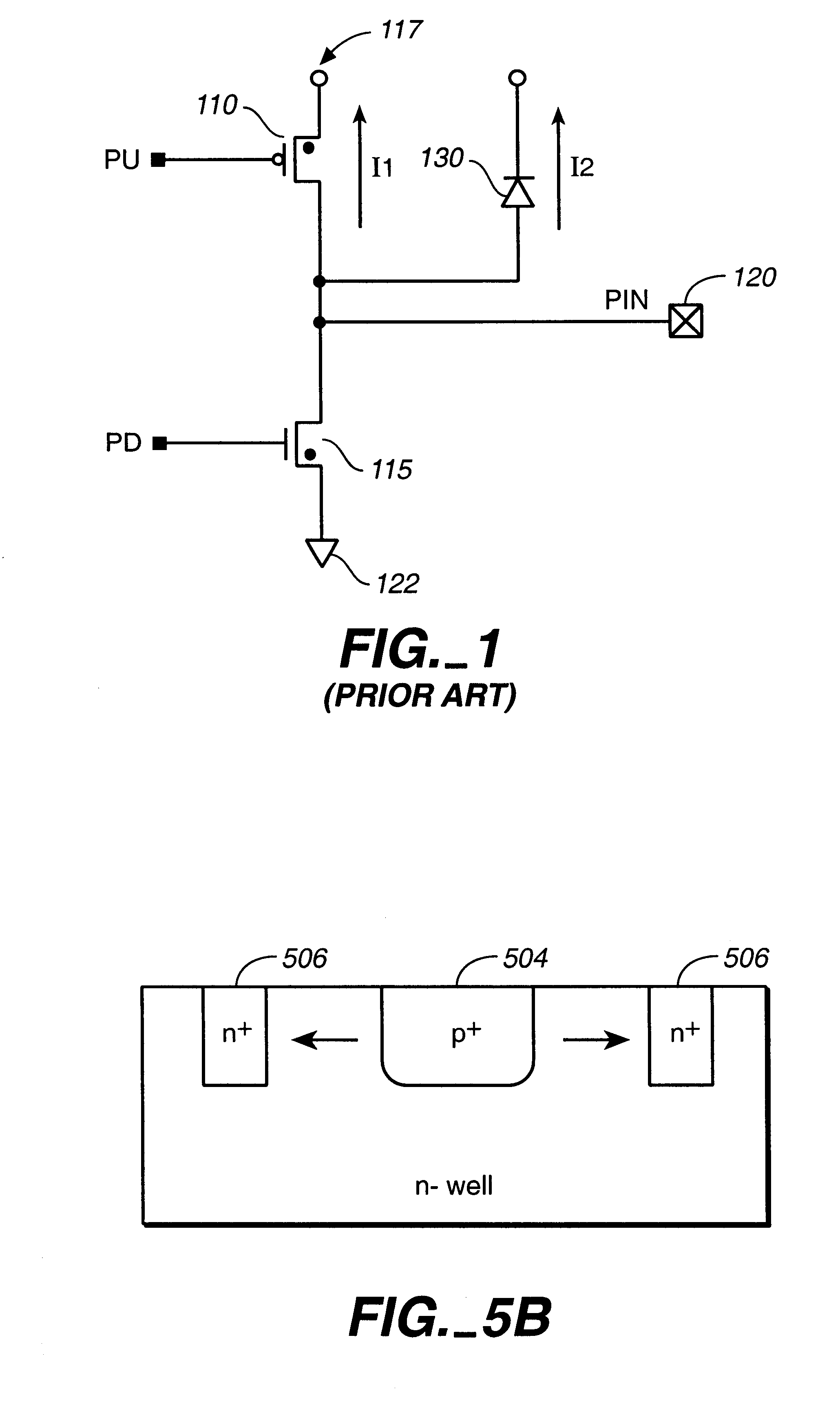 Integrated circuit with both clamp protection and high impedance protection from input overshoot
