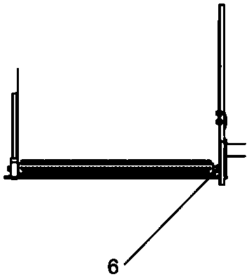 Waste silk curling collection device of automatic doffer