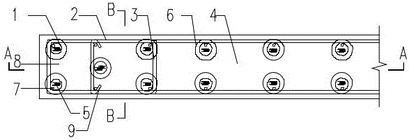 Thin-walled sleeve steel bar lap connection member with helical reinforcement restraint