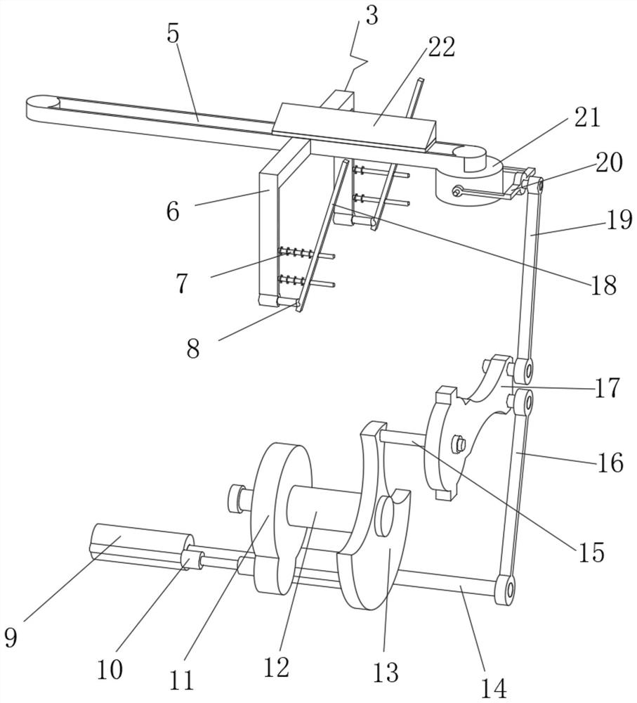 Deviation-preventing flying shear with self-adaption function