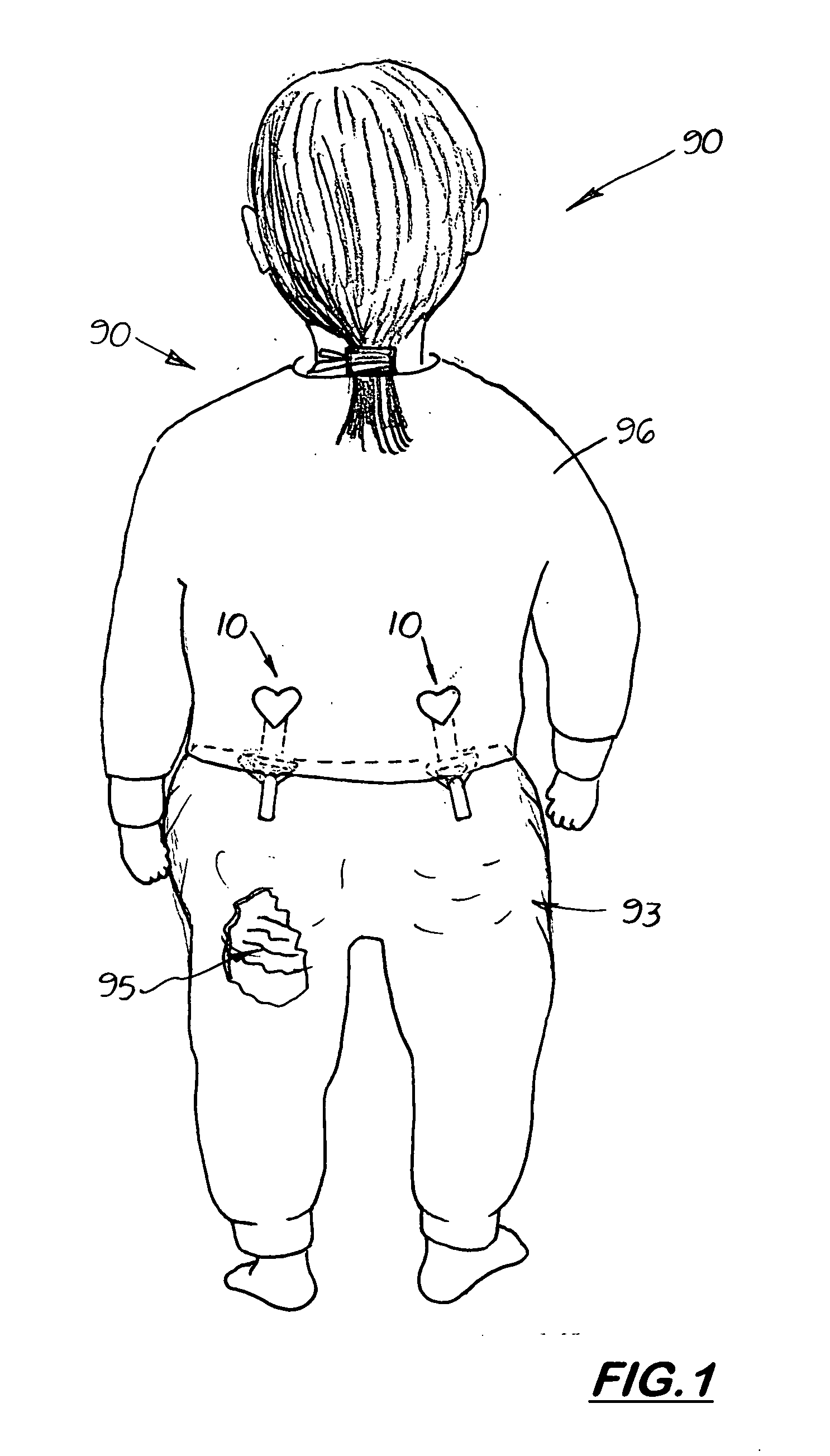 Garment strap assembly and pants holding method