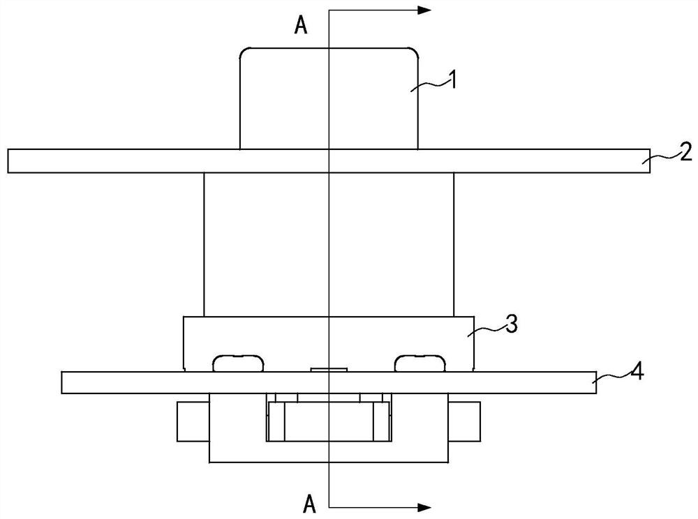 Key structure and electronic equipment provided with same