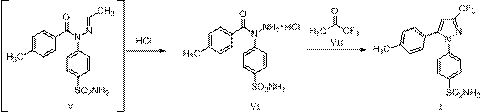 A kind of preparation method of celecoxib