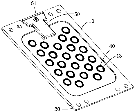 Bonding device for increasing brightness of LED lamp module and manufacturing method thereof