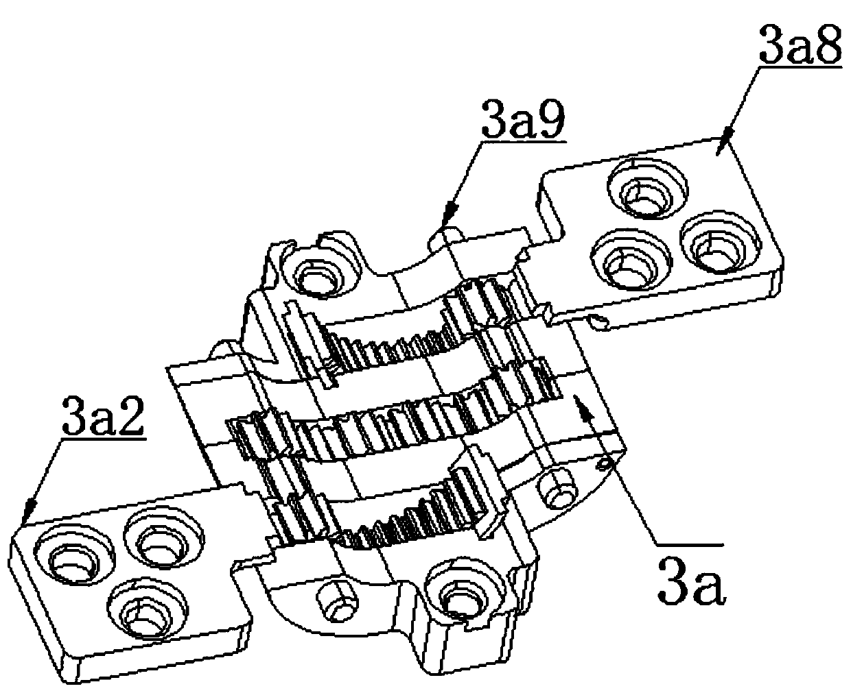 Infolding flexible screen terminal