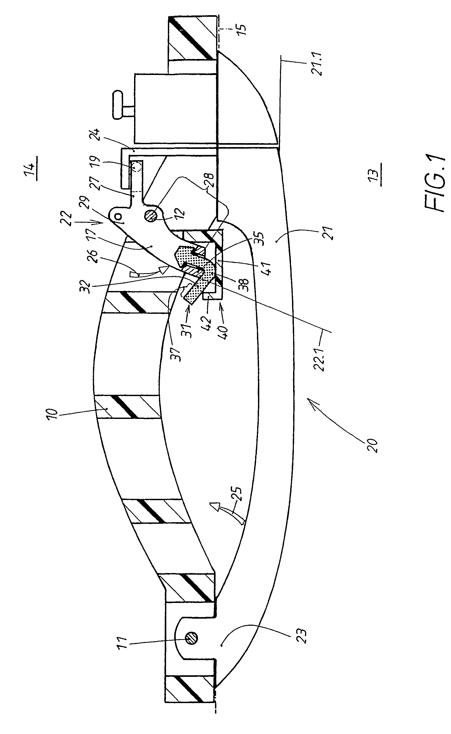 Device for operating locks on doors or hatches of vehicles