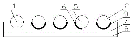 Multifunctional composite reflective cloth and production method