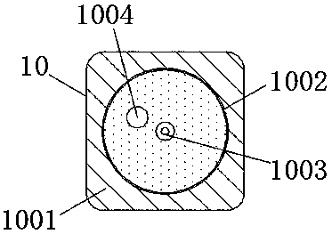 Engineering quality test device applied to building shear wall stress test