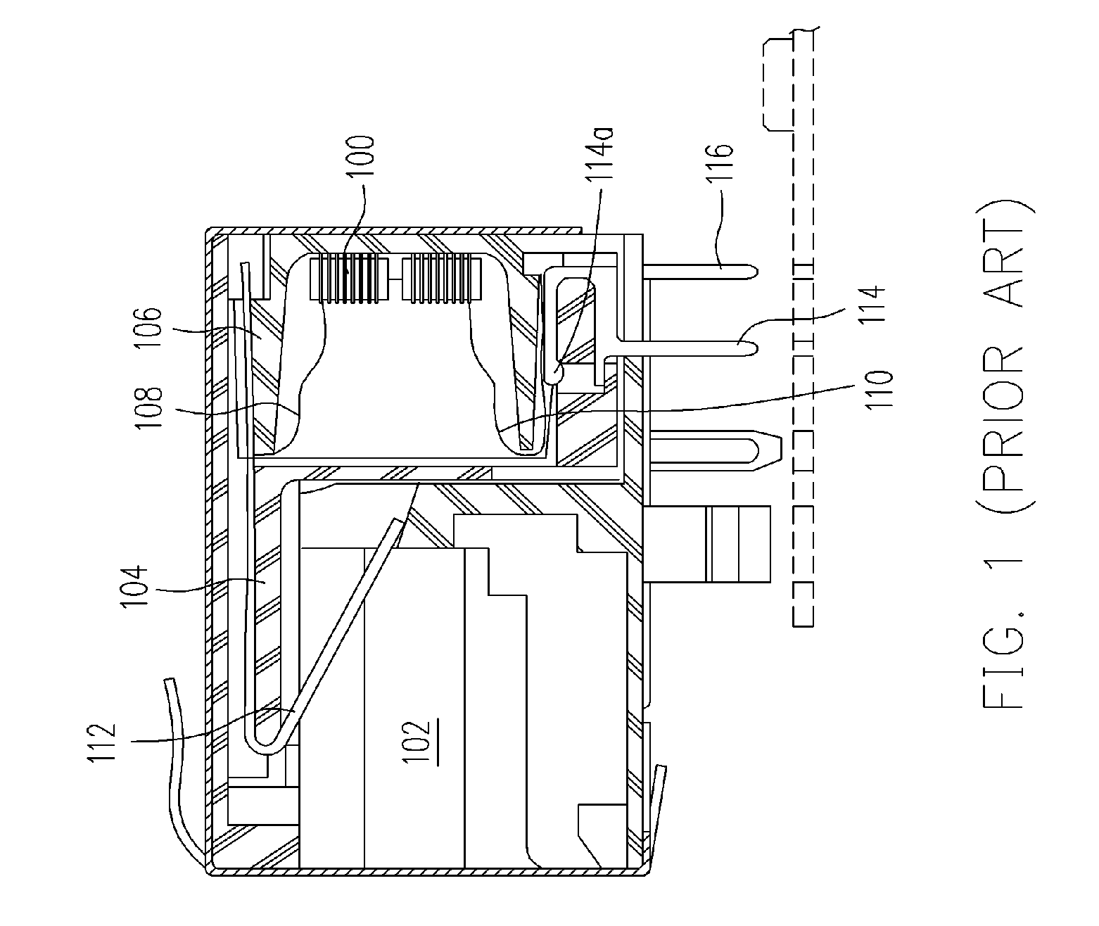 Electronic module of electric connector