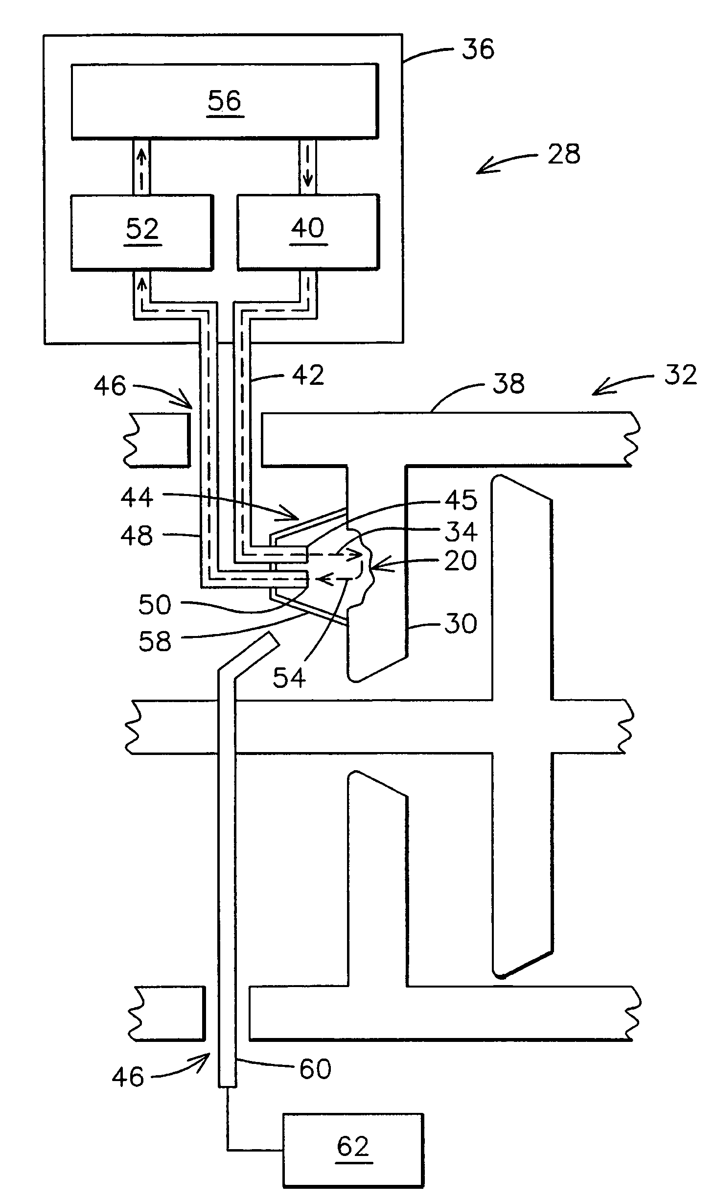 In-frame repairing system of gas turbine components