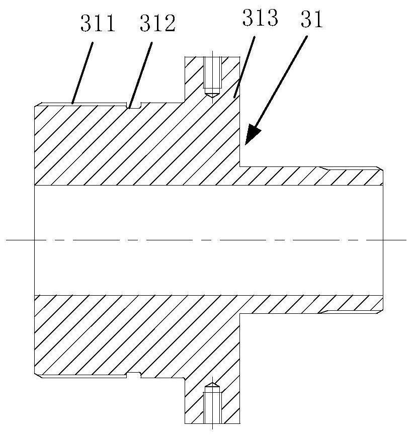 Oil cylinder test device and method