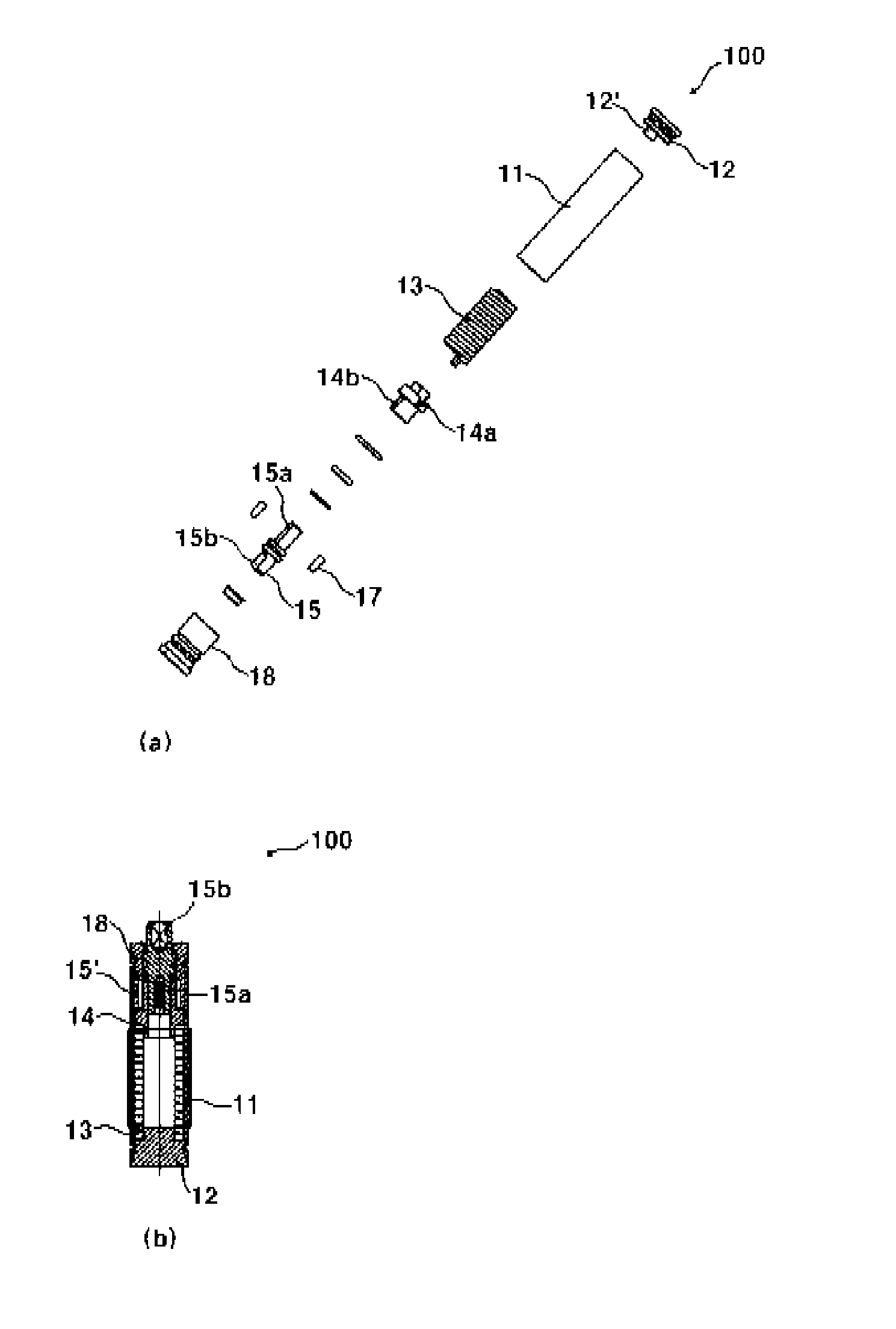 Separated type hinge apparatus with return function