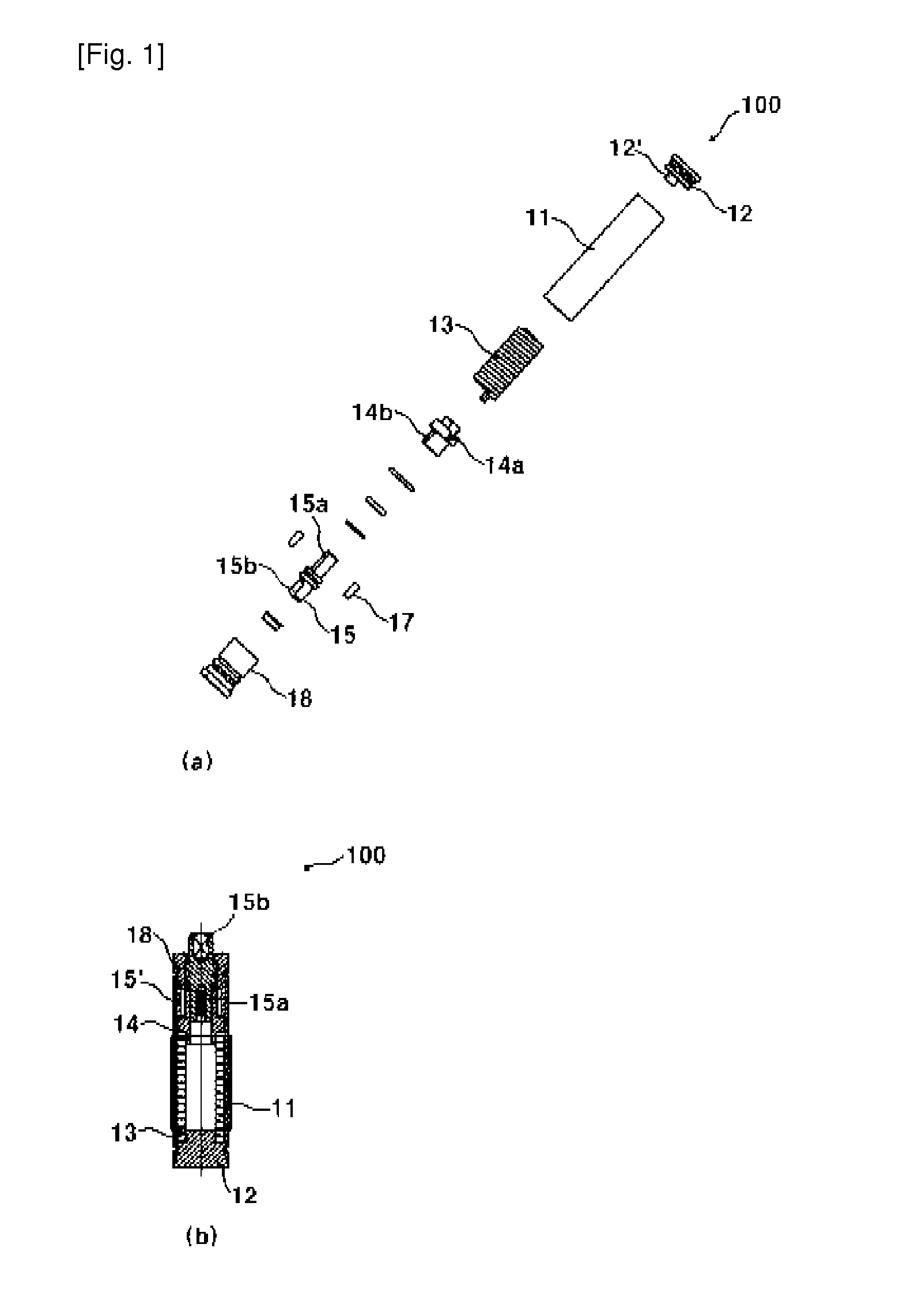 Separated type hinge apparatus with return function