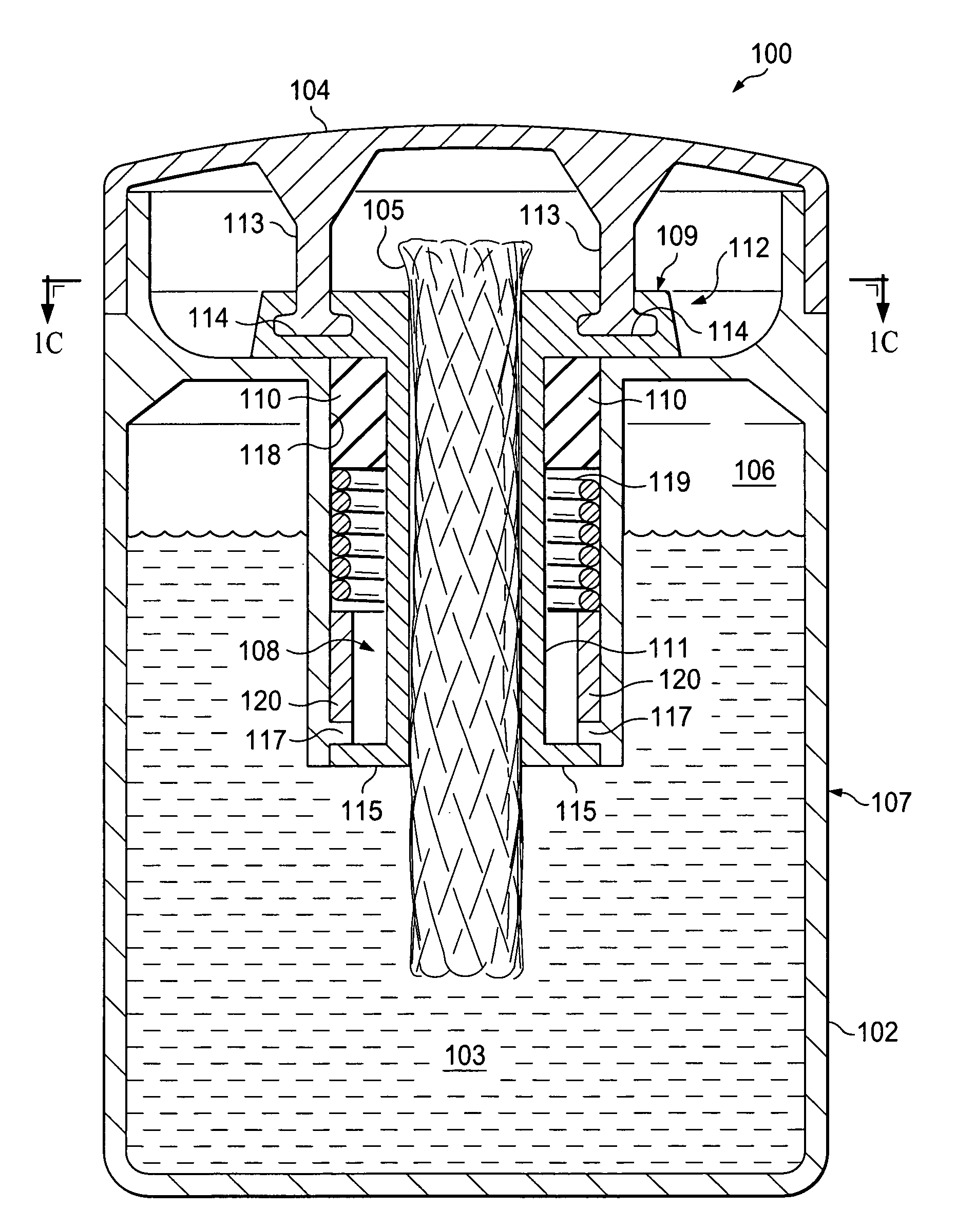 Torch with operating device