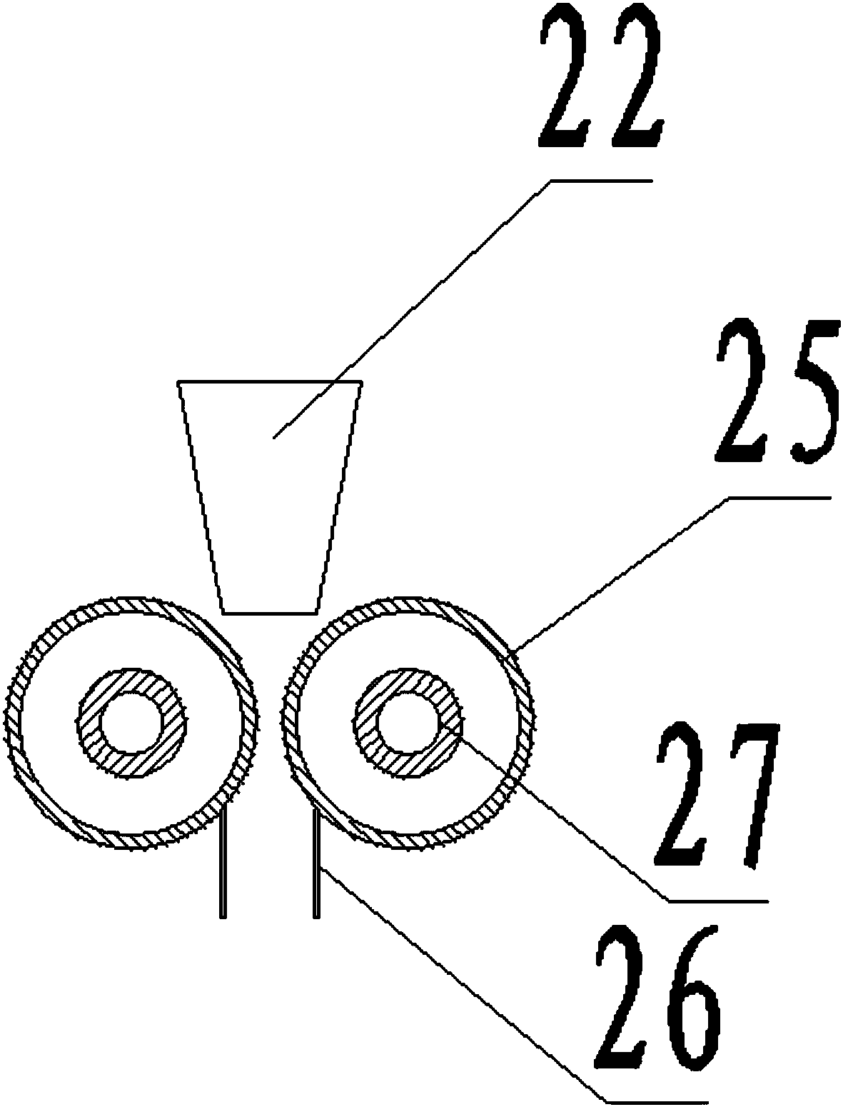 Method and device for carrying out drying treatment on sludge