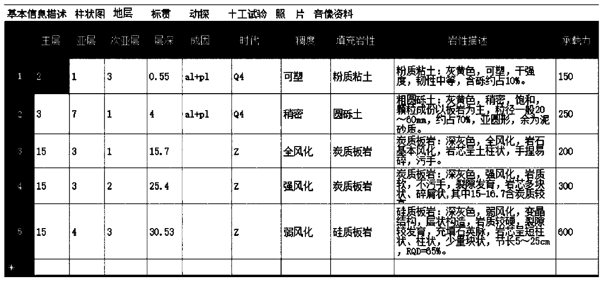 Geological exploration drilling quality detection method