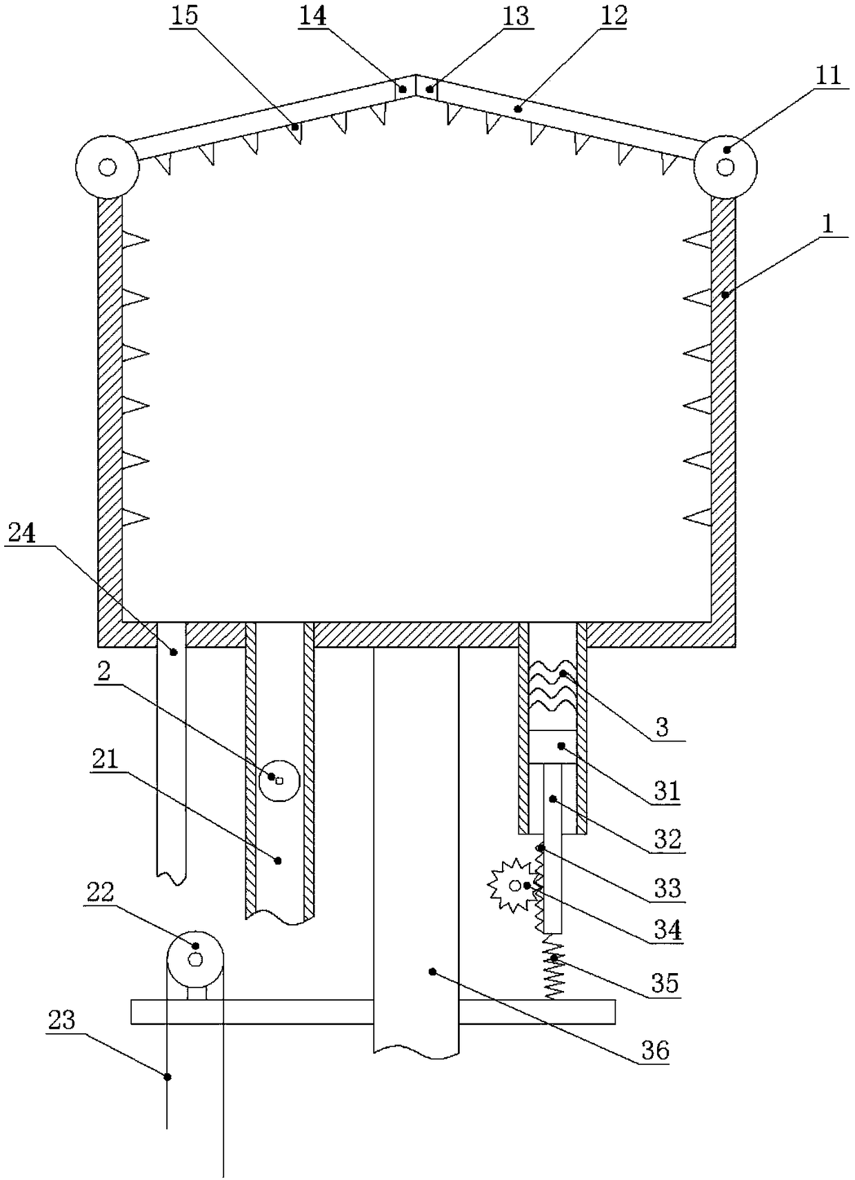 Pendant lamp cleaning device